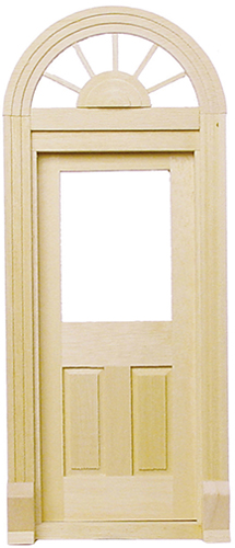 Dollhouse Miniature Palladian Single Door